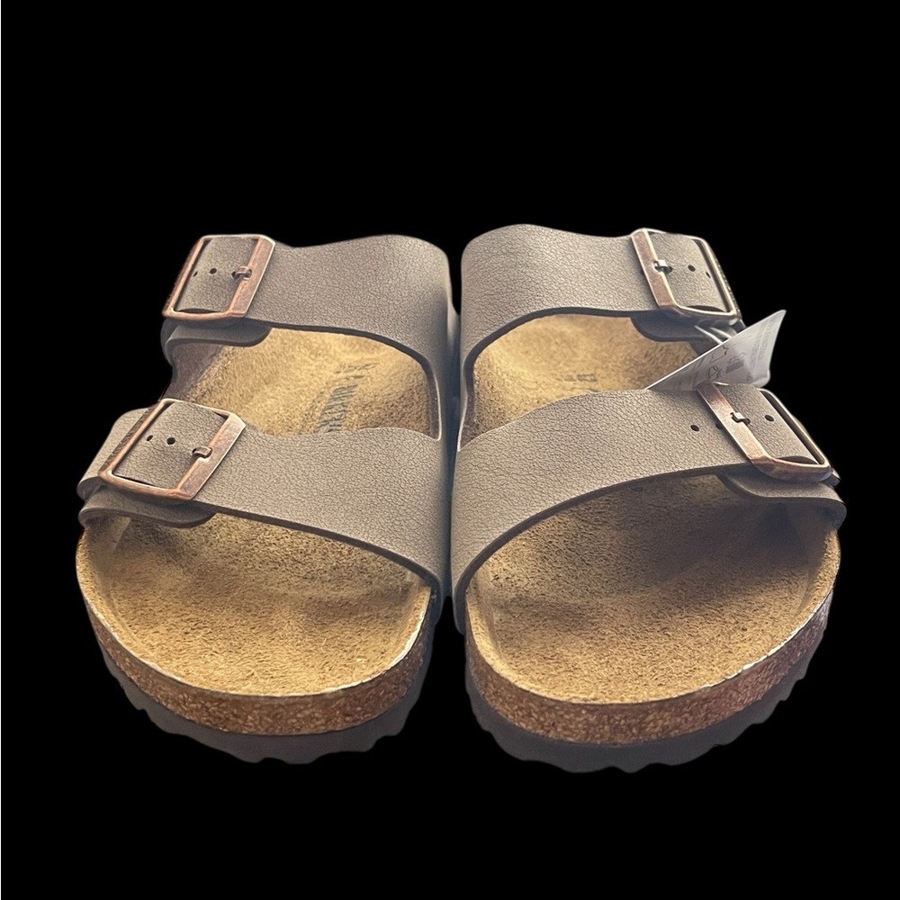 BRAND NEW Birkenstock Taupe Double Strap Sandals. Will ship in original box.